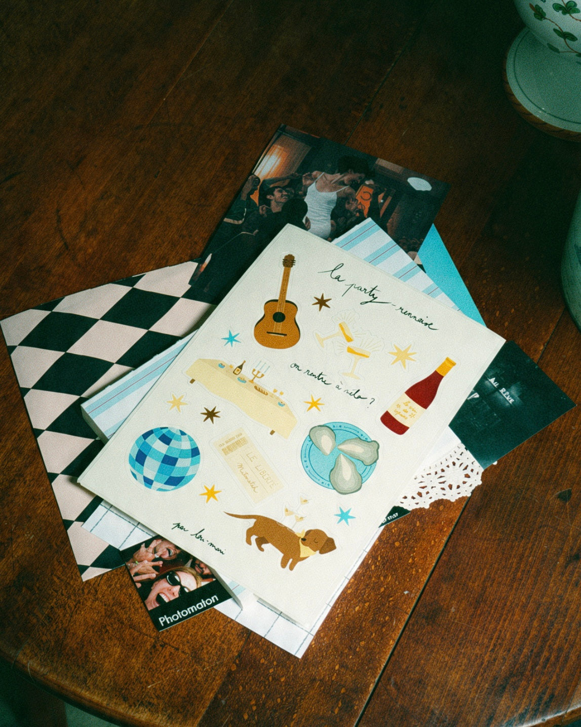 Planche de stickers : la party-rennaise
