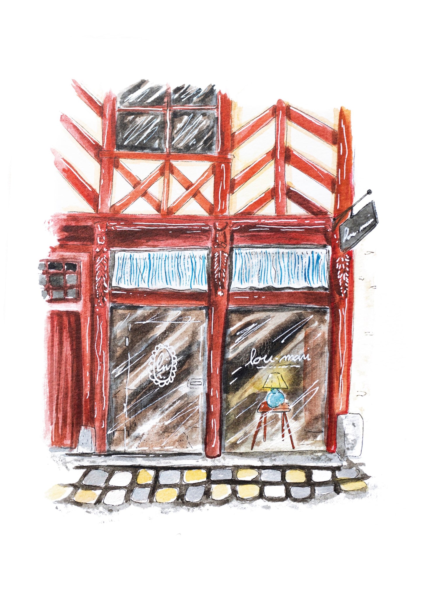 Carte à peindre : lou-mari x Anaïs fait de l’art